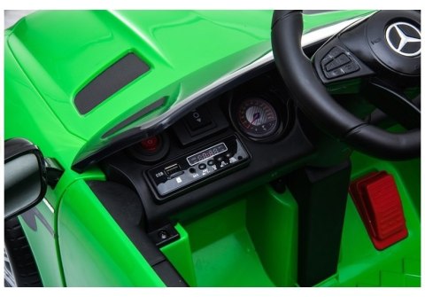 AUTO DLA DZIECI NA AKUMULATOR MERCEDES GTR ZIELONY