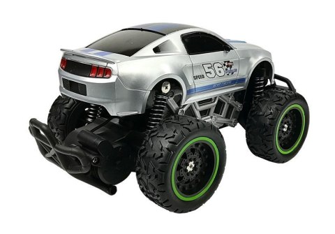 AUTO ZDALNIE STEROWANE R/C 6.5 KM/H WYSOKIE KOŁA SREBRNE