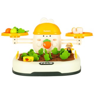 Gra planszowa zręcznościowa marchewkowe pole familijna gra dla dzieci