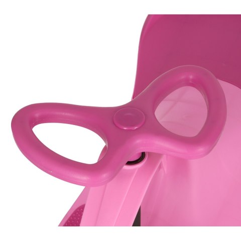 Jeździk grawitacyjny LED Swing Fix S3 świecące koła różowy