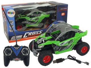 TERENOWE AUTO CROSS COUNTRY ZDALNIE STEROWANE PILOT 27 MHZ ZIELONE