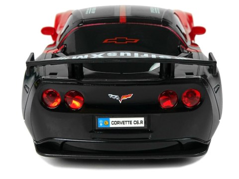 AUTO SPORTOWE R/C 1:24 CORvETTE C6.R CZERWONE 2.4 G ŚWIATŁA