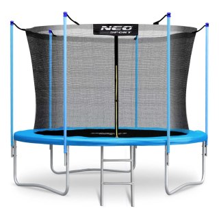 Trampolina ogrodowa 10ft/312cm z siatką wewnętrzną i drabinką Neo-Sport