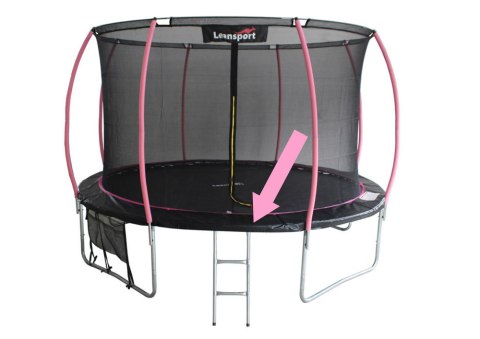 OSŁONA NA SPRĘŻYNY DO TRAMPOLINY SPORT MAx 8FT CZARNO-RÓŻOWA