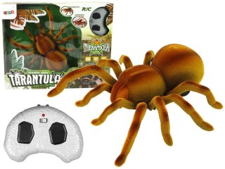 ZDALNIE STEROWANY PAJĄK TARANTULA PODCZERWIEŃ BRĄZOWY R/C