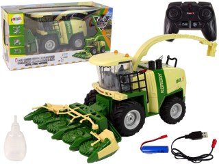 KOMBAJN ZDALNIE STEROWANY DYM ŚWIATŁA DŹWIĘK 2.4G 1:24