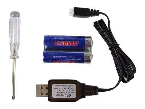 AUTO SPORTOWE R/C 1:8 SZARY BIAŁY