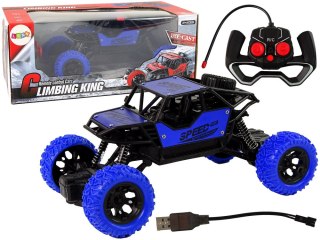 AUTO ZDALNIE STEROWANE TERENOWE R/C 1:18 NIEBIESKIE