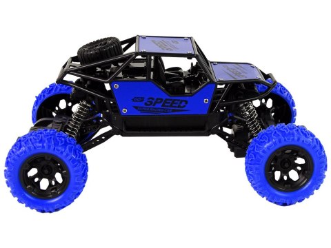 AUTO ZDALNIE STEROWANE TERENOWE R/C 1:18 NIEBIESKIE