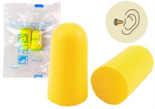 ZATYCZKI WYGŁUSZAJĄCE STOPERY DO USZU 24,5MM 13MM