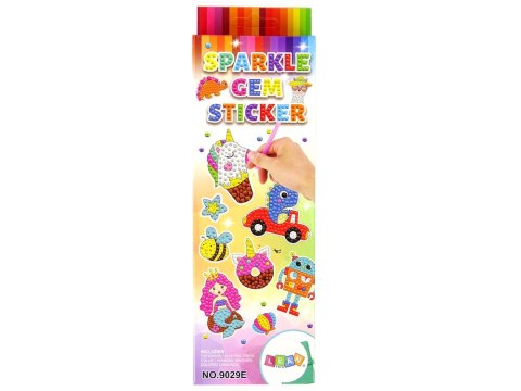 ZESTAW NAKLEJEK HAFT DIAMENTOWY KOSMOS ASTRONAUTA MOZAIKA