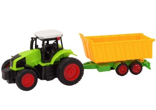 TRAKTOR Z PRZYCZEPĄ ZDALNIE STEROWANY RC 1:16 PILOT ZIELONY