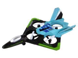 SAMOLOT MYŚLIWIEC R/C KOLOROWE ŚWIATŁA NIEBIESKI