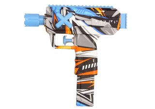 MAŁY PISTOLET NA WODĘ GRAFITTI NIEBIESKI POMARAŃCZOWY
