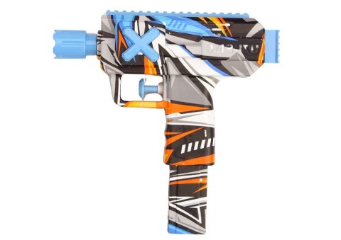 MAŁY PISTOLET NA WODĘ GRAFITTI NIEBIESKI POMARAŃCZOWY