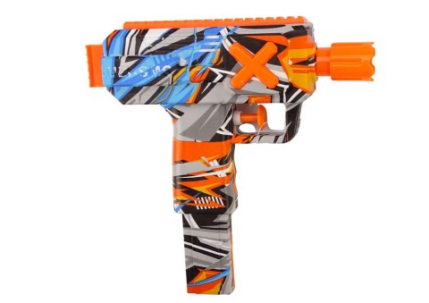 MAŁY PISTOLET NA WODĘ GRAFITTI NIEBIESKI POMARAŃCZOWY