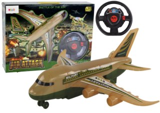 SAMOLOT R/C ZDALNIE STEROWANY WOJSKOWY MORO ŚWIATŁA PILOT