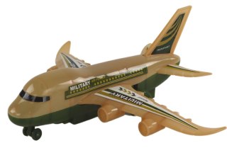 SAMOLOT R/C ZDALNIE STEROWANY WOJSKOWY MORO ŚWIATŁA PILOT