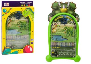 GRA ZRĘCZNOŚCIOWA PINBALL DINOZAURY STOJAK ZIELONY