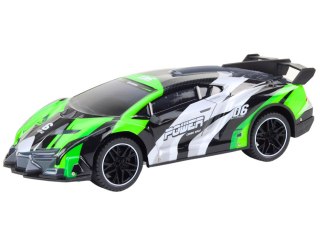 AUTO SPORTOWE ZDALNIE STEROWANE RC 1:10 25KM/H ŚWIATŁA ZIELONY
