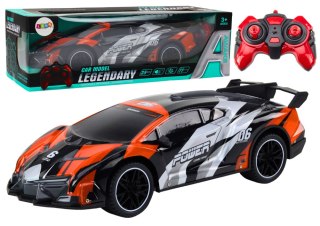 AUTO SPORTOWE ZDALNIE STEROWANE RC 1:10 POMARAŃCZOWE PRĘDKOŚĆ 25 KM/H