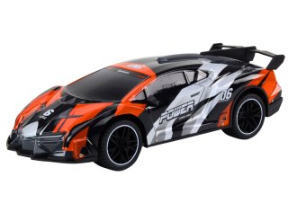 AUTO SPORTOWE ZDALNIE STEROWANE RC 1:10 POMARAŃCZOWE PRĘDKOŚĆ 25 KM/H