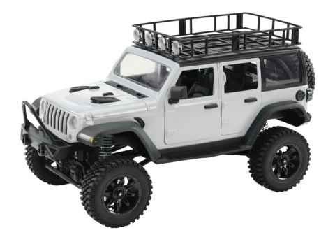 AUTO TERENOWE ZDALNIE STEROWANE RC 2.4G NAPĘD 4x4 SZARY