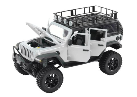 AUTO TERENOWE ZDALNIE STEROWANE RC 2.4G NAPĘD 4x4 SZARY