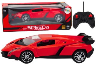 SAMOCHÓD RC 1:16 ZDALNIE STEROWANY SPORTOWY CZERWONE AUTO