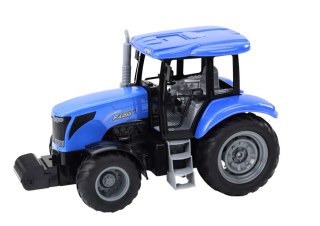 TRAKTOR ZDALNIE STEROWANY RC 2.4G DŹWIĘKI NIEBIESKI
