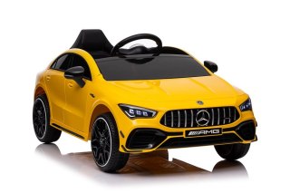 AUTO DLA DZIECI NA AKUMULATOR MERCEDES CLA 45S AMG ŻÓŁTY 4x4