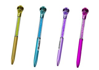 DŁUGOPIS Z KOBRĄ DIAMENCIKI NIEBIESKI WKŁAD 0.7MM MIx