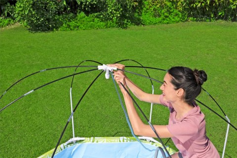 BASEN OGRODOWY STELAŻOWY DLA DZIECI 244 CM x 51 CM BESTWAY 56432 ZIELONY