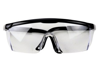 OKULARY OCHRONNE REGULACJA RAMION CZARNE