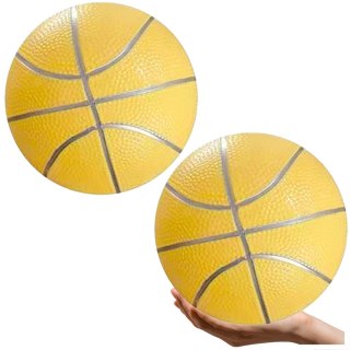 PIŁKA PLAŻOWA GUMOWA PASTELOWA ŻÓŁTA LEKKA 20CM