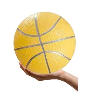 PIŁKA PLAŻOWA GUMOWA PASTELOWA ŻÓŁTA LEKKA 20CM