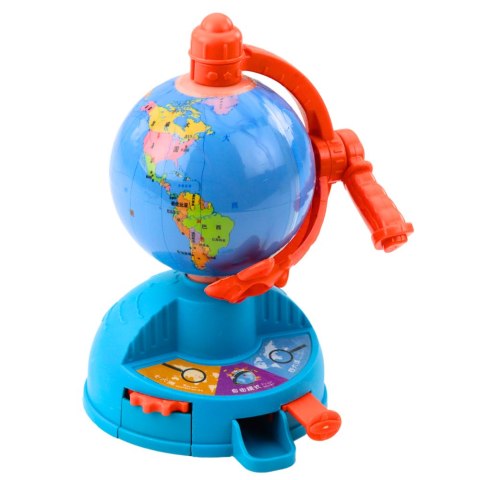 MINI GLOBUS OBROTOWE KOŁO ZĘBATE RUCHOMY SAMOLOT