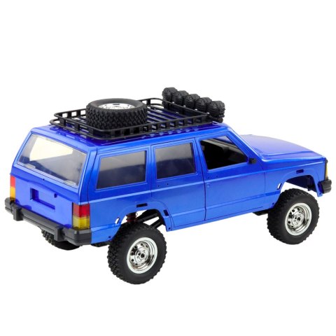 SAMOCHÓD TERENOWY MN78 ZDALNIE STEROWANY RC NAPĘD 4x4 NIEBIESKI 1:12