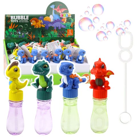 BAŃKI MYDLANE DINOZAUR RUCHOMA FIGURKA KOLOROWY 14CM MIx