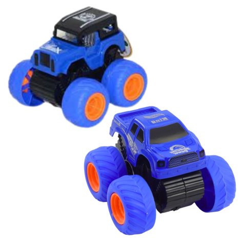 AUTKO TERENOWE WSPINACZKOWE Z NAPĘDEM ŻÓŁTY NIEBIESKI