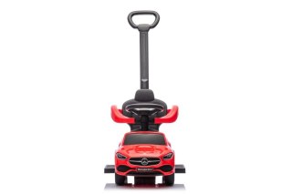 JEŹDZIK Z PCHACZEM MERCEDES 3W1 CZERWONY
