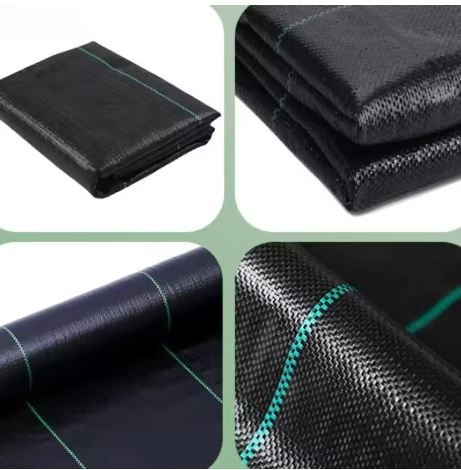 AGROTKANINA CZARNA 100 CM x50M UV 70G ANTYCHWASTOWA AGROWŁÓKNINA + KOTWY