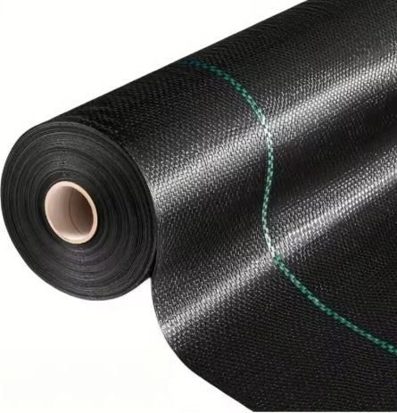 AGROTKANINA CZARNA 100 CM x50M UV 70G ANTYCHWASTOWA AGROWŁÓKNINA + KOTWY