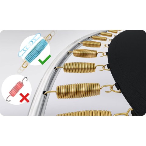 Trampolina ogrodowa 13ft/404cm z siatką zewnętrzną i drabinką Neo-Sport