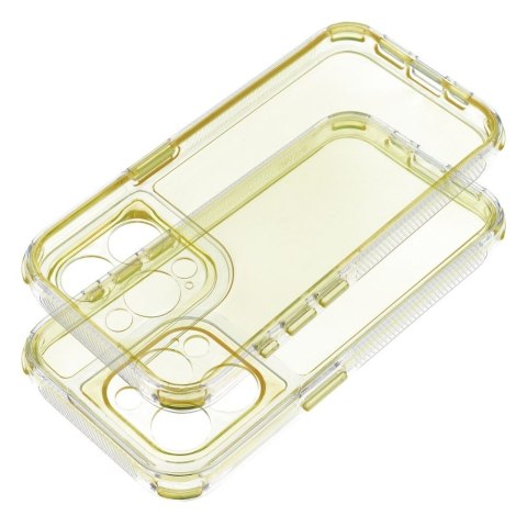 Futerał do iPhone 16e (SE 4 2025) / 17e Matrix Clear żółty
