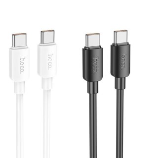 Kabel USB C do USB C Hoco PD 6A 100W 1 m X96 biały
