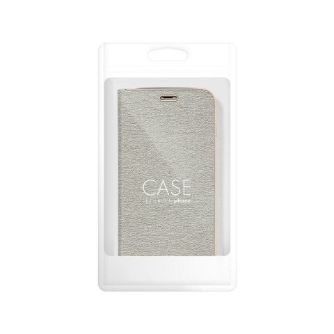 Kabura LUNA Book Gold do XIAOMI Redmi Note 14 5G srebrny