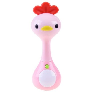 Dźwiękowa GRZECHOTKA zwierzątko światła ZA3087 E