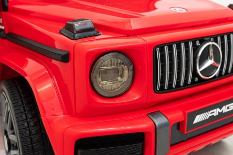 Mercedes AMG G63 dla dzieci Czerwony + Pilot