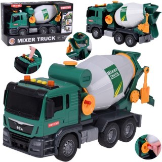 Autko Betoniarka Obrotowa gruszka Efekty Dźwiękowe Auto budowlane ZA5227
